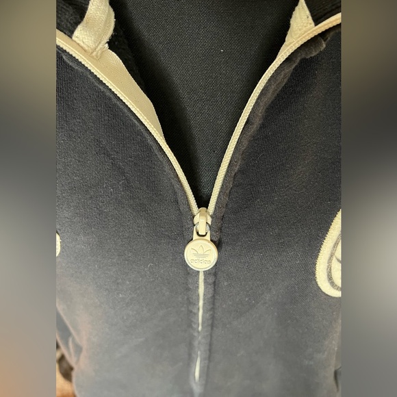 🤩 NEW ITEM! ADIDAS Originals Brooklyn Nets Fleece Track Jacket 2012 Men’s Sz L - Picture 4 of 10